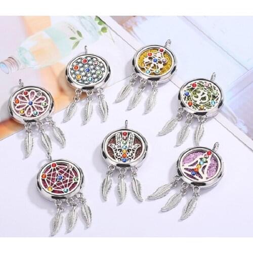 10pcs Stainless Steel Aromatherapy Oil Perfume Box Tassel Car Ornaments Wedding Xmas Baby Shower Party Birthday Gift Souvenirs