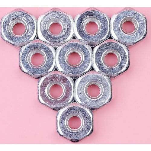 10pcs/lot M8 Bar Nut For Stihl MS660 MS650 MS640 MS460 MS440 MS360 MS340 066 064 056 051 050 046 045 044 039 036 034 Chainsaw