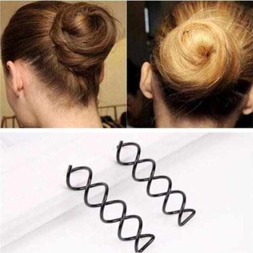 10 Pcs Spiral Spin Screw Hair Clip Twist Braiders Barrette Black New Hairpins Hair Braider Styling Accessories Hair Accessories