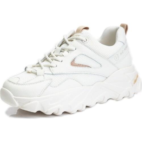 2021 New Leather Sports Shoes With Round Heads