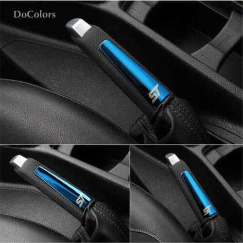 Car-styling ST Handbrake Trim Sticker For New Focus ST Interior Decoration Handbrake Sequin For Ford For Focus 2 MK2 3 MK3 MK4