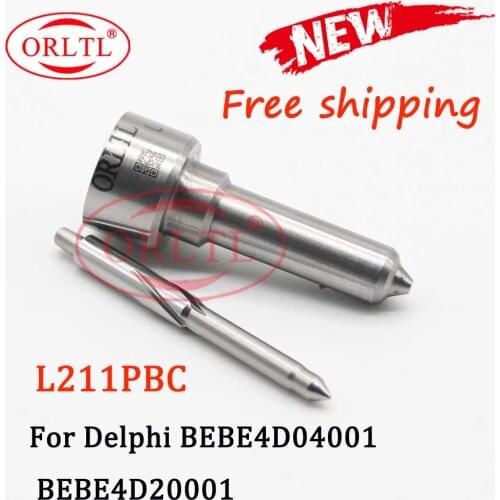 For Delphi Nozzle L211PBC Common Rail Injector Sprayer L 211 PBC Diesel Fuel Mouthpiece L211PBC For BEBE4D04001 BEBE4D2001
