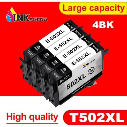 INKARENA Compatible for Epson T502 XL Ink Cartridges with for Epson XP-5105 XP-5100 XP5105 XP5100 WF-2860 WF-2865 Printers