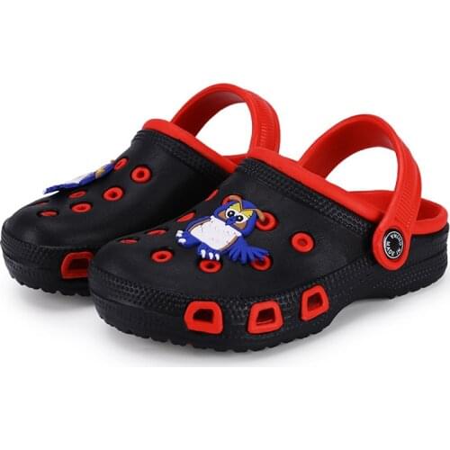 2021 summer new children shoes mens wading breathable sandals beach non-slip wear-resistant childrens hole shoes girl shoes