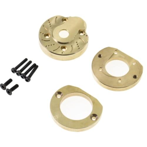 General Brass Counterweight Bridge Edge Counterweight For Axial Capra UTB SCX10 Third Generation AXI03007