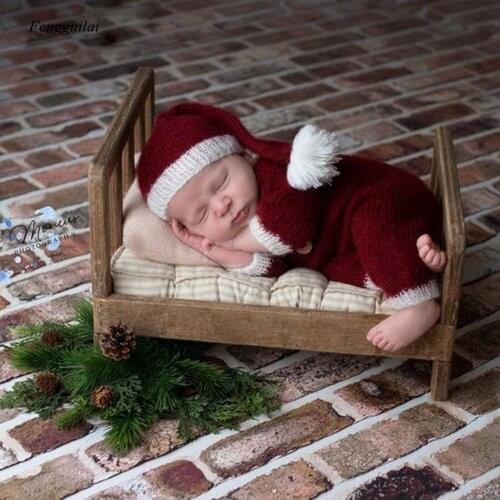Props Baby Romper Jumpsuit Christmas Hat Photography Blanket Wraps Photo Studio Shoots Accessories
