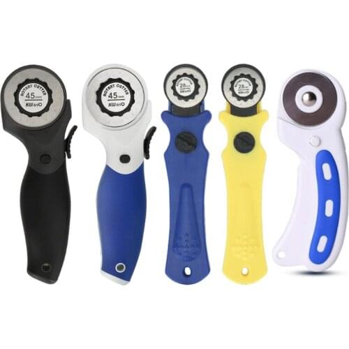 28/45mm Patchwork Roller Wheel Knife Cloth Cutting Leather Paper Rotary Cutter DIY Sewing Accessories