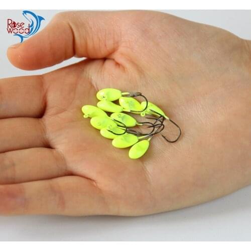 Cheap fishing lure jig head 1.1g ice fishing jig head hook hard lure bait hooks wobbler 10pcs 3 colors for choose tackle