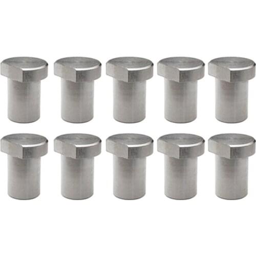 10Pcs Workbench Stoppers, Stainless Steel Limit Tenon Blocks, Fixed Woodworking Table Accessories