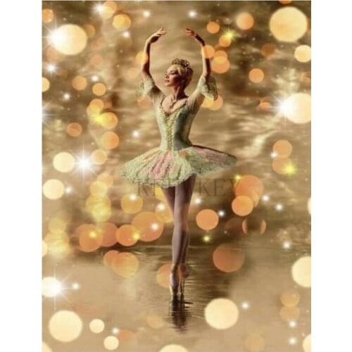 Rhinestone Ballet figure painting Mosaic pattern home decoration square round diamond cross stitch 5d diy Diamond Painting