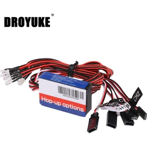 TAMIYA 12 LED Simulation Lights Smart System Flash Lighting Two lamp can be controlled switch For RC 1/10 Scale Models Car