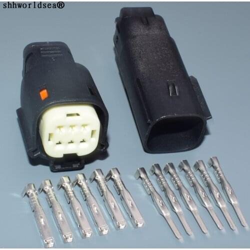 Shhworldsea 6 Pin 2.0mm Female male Waterproof Automotive Connector For Ford 33482-0601 33472-0601