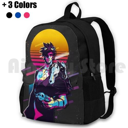 Zagreus-Hades Game ( 80S Retro ) Outdoor Hiking Backpack Waterproof Camping Travel Zagreus Zagreus Hades Hades Zagreus