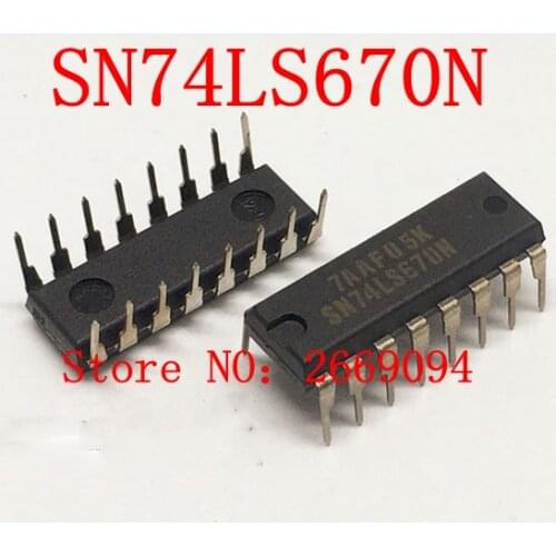 10PCS/ 50PCS /100pcs Free shipping SN74LS670N SN74LS670 74LS670N 74LS670 HD74LS670P 74LS670P HD74LS670 DIP16 Best quality