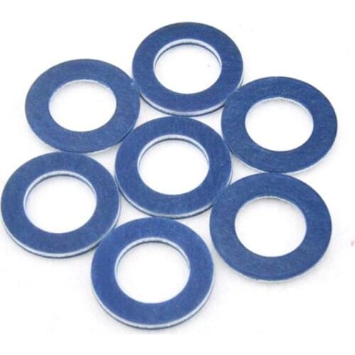 Set/10 Engine Oil Drain Plug Seal Washer Gasket Rings 90430-12031 Fit For TOYOTA