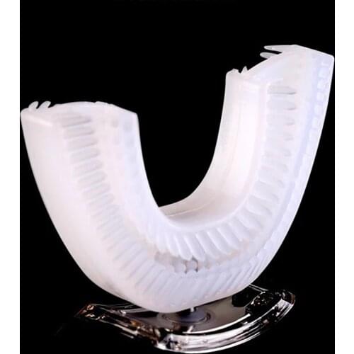 360 U Shape Replacement Brush Smart Automatic Ultrasonic Toothbrush Replacement Silicone Head