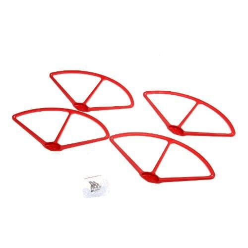 4Pcs Propeller Prop Protective Guard Bumper Protector for DJI Phantom 1 2 Vision RC Quadcopter Red
