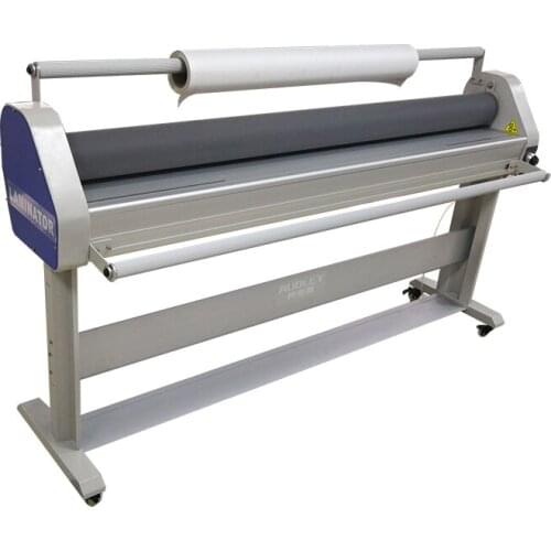 63 inches Paper 1600 Manual Cold Roll Laminator with Pneumatic