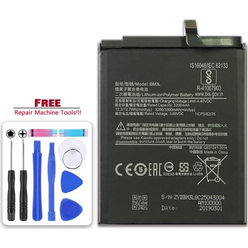 3300mAh for xiao mi BM3L Battery For Xiaomi 9 MI9 M9 MI 9 Bateria + Free tool