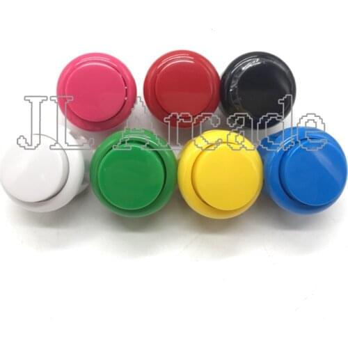 Amusement Cabinet Games Machines Accessory 24mm Arcade Push Buttons Round Push Button/arcade with switch