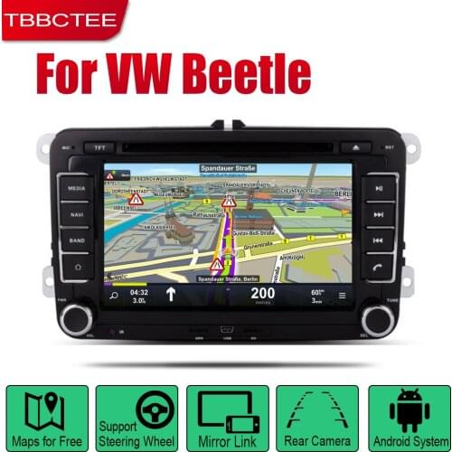 TBBCTEE Android 2 Din Auto Radio DVD For Volkswagen VW Beetle 2011~2018 Car Multimedia Player GPS Navigation System Radio Stereo
