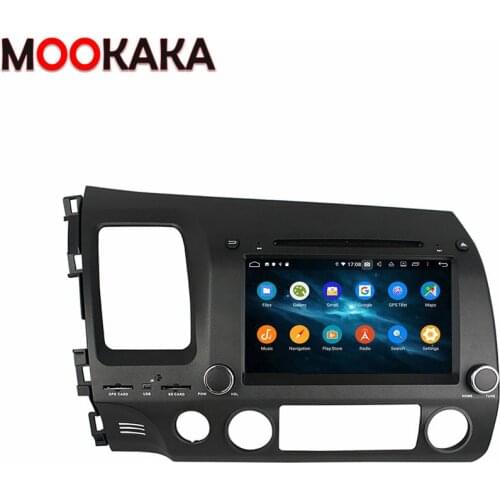 PX6 Android 10.0 4+128G Car GPS Navigation For Honda Civic 9 2006-2011 Auto Audio Radio Stereo Multimedia DVD Player Head Unit