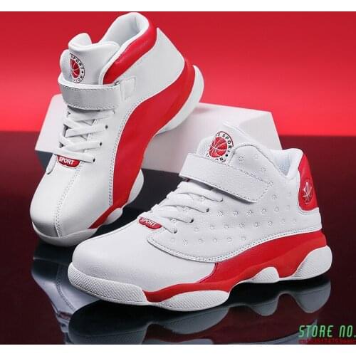 New Childrens Tennis Running Shoes Boys Sneakers Student High Top Basketball Shoes Comfortable Boy Casual Sports Shoes Kids