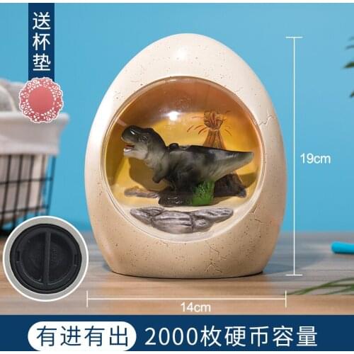 Home Piggy Banks To Children Interesting Cute Safe Piggy Banks Dinosaur Animal Family Decorations Hucha Household Items ED5CXG