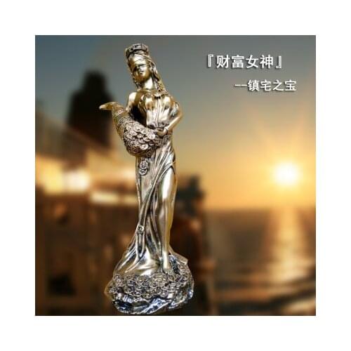 Ancient Roman Greek goddess craft furnishs a high resin Venus statue Cupid whole body statue warrior model room