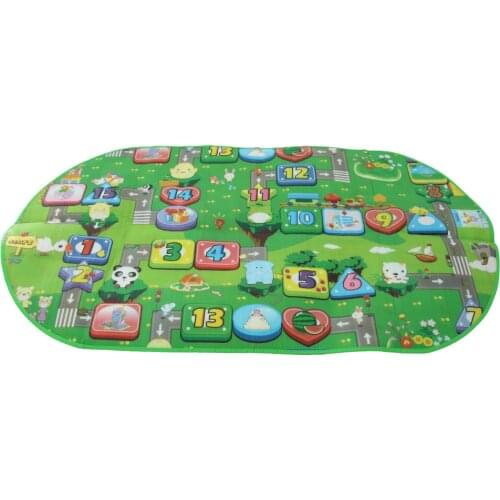 Elliptic Durable Baby Cartoon Crawling Carpet Play Mat Tent Rug Blanket Toy Kids Baby Early Learning Cognition