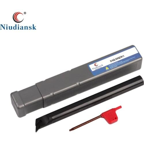 1pc S16Q-SVQCR11 S20R-SVQCR11 S20R-SVQCR16 S25S-SVQCR16 CNC Lathe Tools S16Q-SVQCL11 Internal Turning Tool Holder Carbide Insert