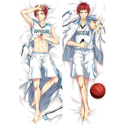 Hot Japanese Cool Anime Kuroko No Basuke Akashi Seijuro Throw Otaku Dakimakura Gift Bedding Hugging Body Pillow Case 150x50 CM