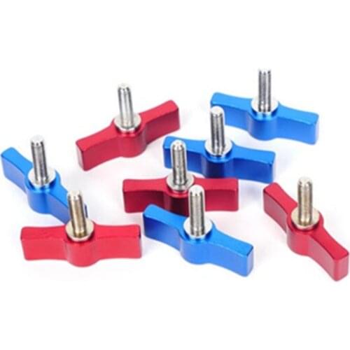 Jadkinsta 10pcs Cameras Adjustable Hand Tightening Screws Aluminum Handle Screws M4 M5 M6 Adjustable Screw Adapter for dslr