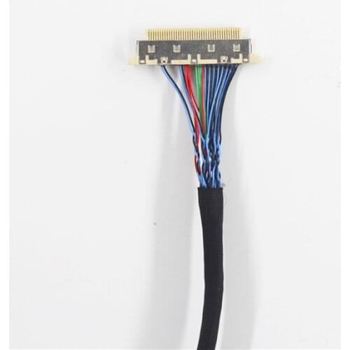 LVDS LCD Panel cable support DQ77KB Mini-ITX motherboard with 30 pin fix connector 6/8 bit lcd screen