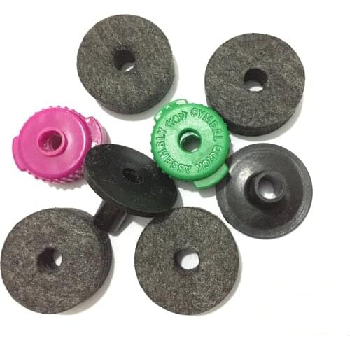 Drum Set Cymbal Quick Assembly Mate Cymbal Stand Felt Washer Replacement Accessories