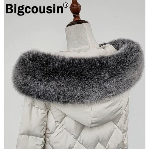 New Arrival Faux Fox Fur Collar Women Men Winter Fur Scarves Soft Furry Ladies Scarf Wraps 13cm Width Coats Hooded Accessories