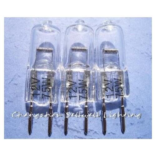 Great!jc 12v 75w G6.35 Warm Light (yellow) Crystal Beads Long Life Halogen Lamp E075