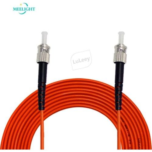 1lot Multi-Mode Optical Fiber Jumper ST-ST/PC-MM-62.5/125 Dual-Mode Pigtail Fiber Jumper Single Core 850nm