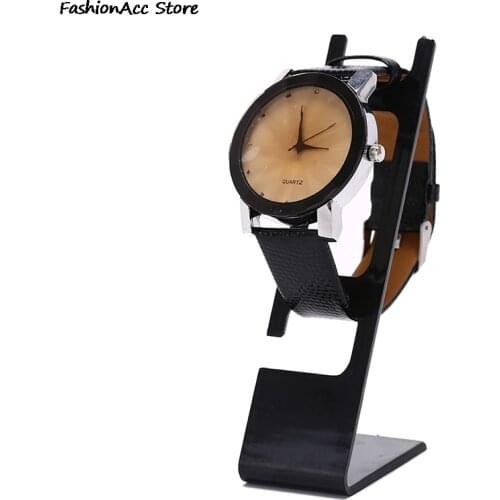 Hot Selling Plastic Stand Rack General Showcase Shelf Portable Watch Storage Box Case Jewelry Display Stand