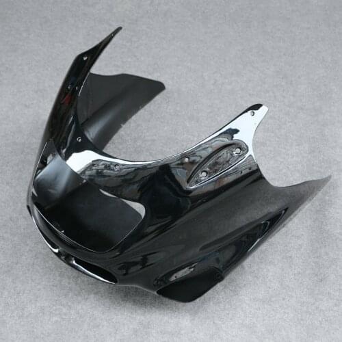 Fit For Kawasaki ZZR1100 D ZZR1100D ZX11 1993 - 2001 ABS Front Upper Fairing Headlight Cowl Nose ZX 1100 ZZR 1100 1994 1995 96