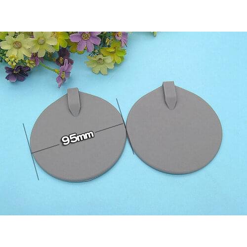 95*95 mm 10 Piece Round Silicon electrode pads circle tens carbon electrodes/silicone rubber electrodes pads for tens machine