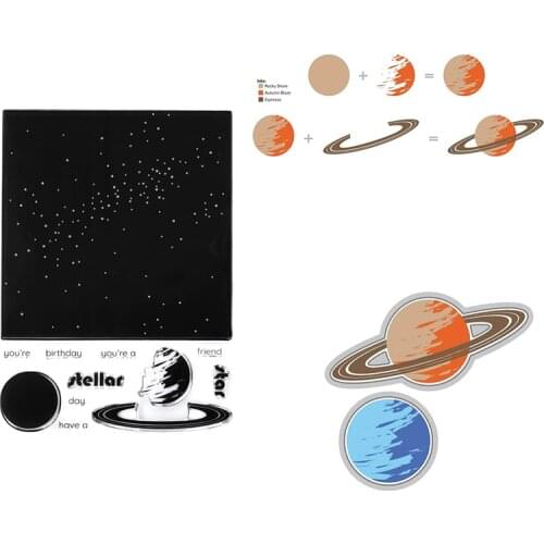 Clear Stamps And Cutting Dies Supplies Dies Stellar Die Set For DIY Scrapbook Photo Album Craft Card 2021 New