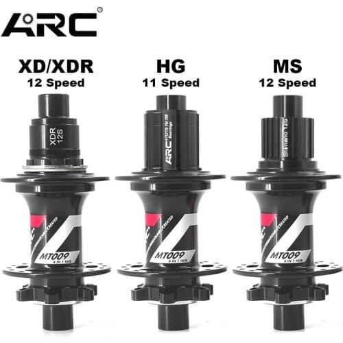 ARC Mountain Bike Hub 28/32/36 Holes Bicycle Wheel Hubs 11/12 Speed 9/15x100 12x142 10x135 114 Click Hub For Shimano Sram