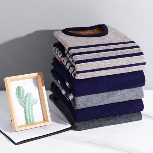 Heating Thermostat Warm Thermal Underwear Top No Trace Autumn And Winter Style Thick