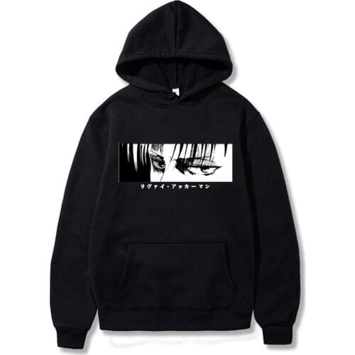 Attack on Titan Eye Print Hoodie Men Fashion Loose Pullovers Casaul Tops Oversize Hoodie Sweatshirt Women Harajuku Hoodies