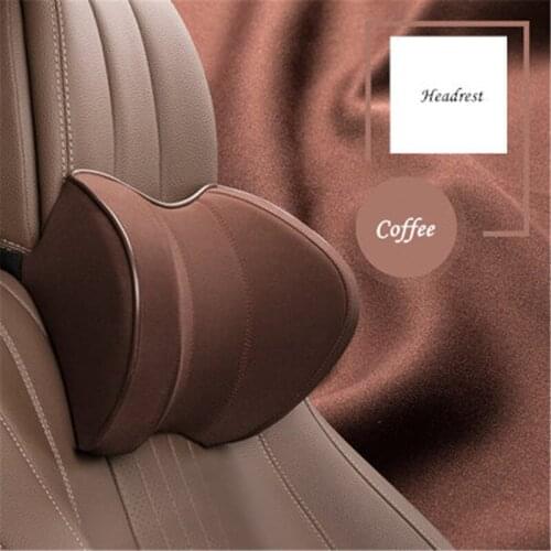Knitted fabric car Pillow cushion back pillow lumbar support for office chair cushion Auto Universal 3D Memory Foam Accessories