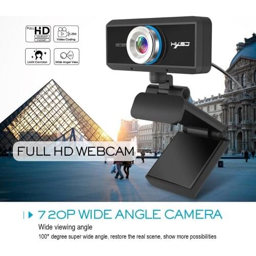 Webcam 1080P 720P Full HD Network PC Mini Computer Camera With Built-In Sound-Absorbing Microphone Rotatable Camera For PCCamera