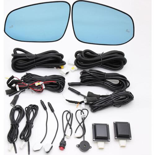 Microwave Blind Spot Assistant System BSM Glare Proof Mirror Base-Heated Side View Mirror For Toyota Fortuner HiLux 2016-2018