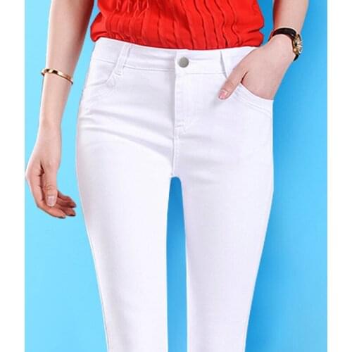 Womens Casual office work pants 2019 hot selli fashion Street wear trousers women stretch pencil pants 26-32