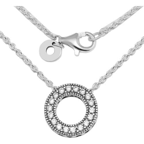 S925 Original Sterling Silver Collier Necklaces for Women Hearts Of Signature Necklace Pendant Fine Jewelry